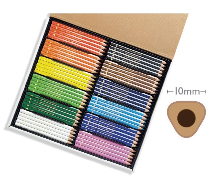EC Jumbo Triangular Colouring Pencils - Pack of 12