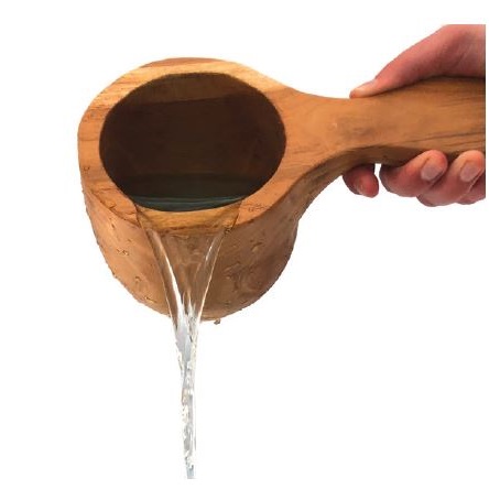 Large Wooden Water Scoop